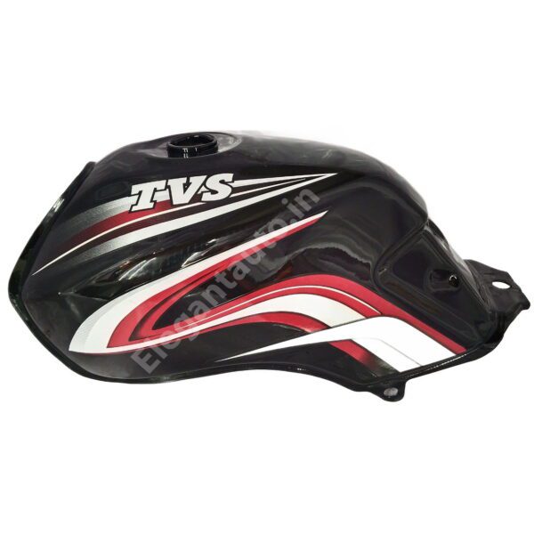 TVS Star Sorts BS4 Petrol Tank BLACK and RED