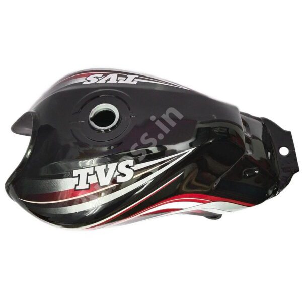 Ensons Petrol Tank TVS_Star Sports New Model BLACK and RED