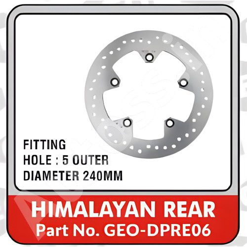 DISC BRAKE BIKE ROYAL ENFIELD HIMALAYAN REAR