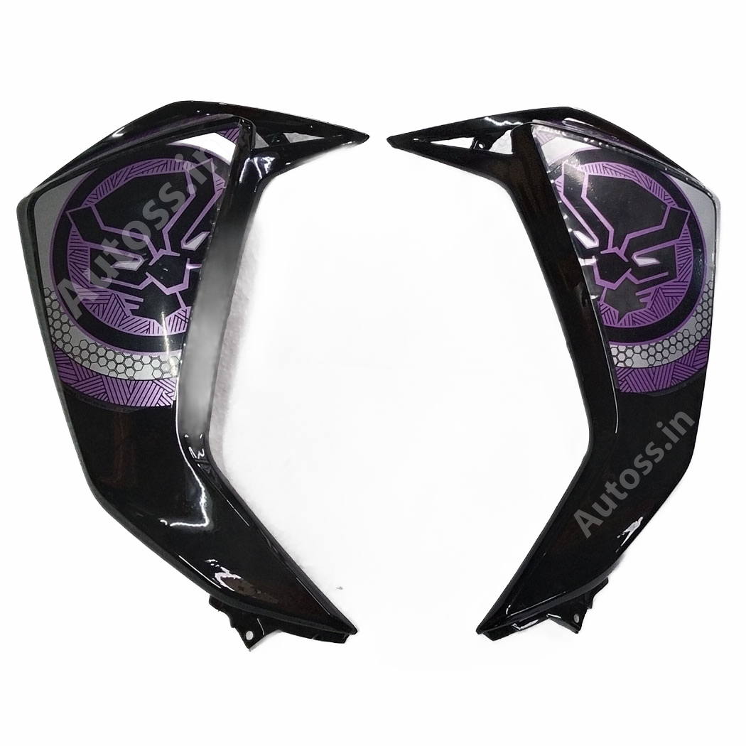 TPFC TVS N-TORQ BLACK PURPLE