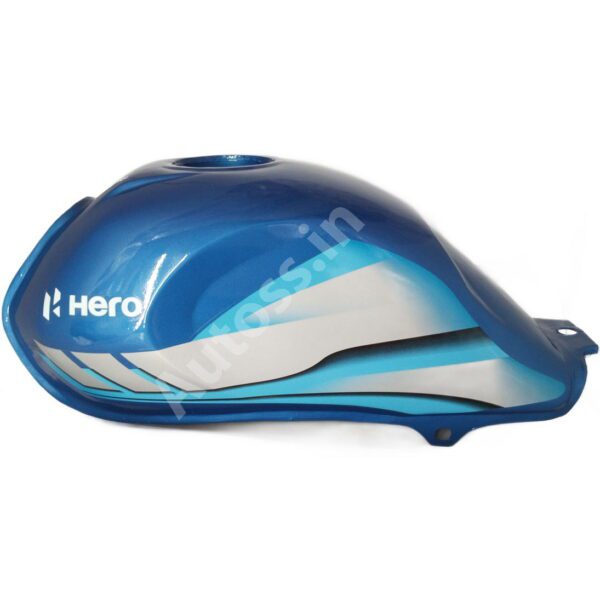 PETROL TANK HERO HDFX BS6 Blue