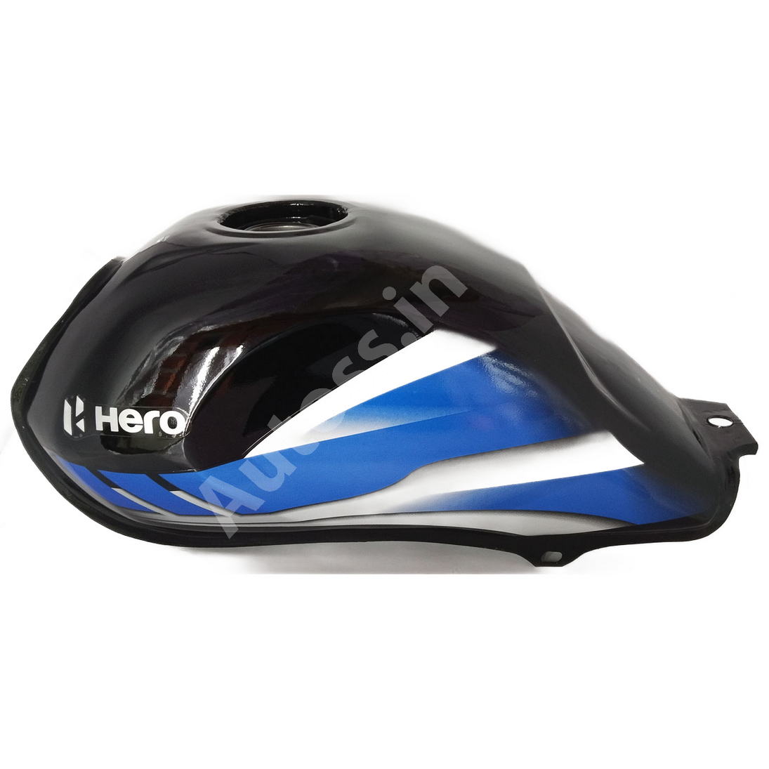 FUEL TANK HERO HDFX BS6 Black and Blue