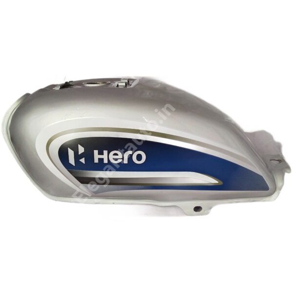 PETROL TANK HERO Splendor BS6 SILVER and BLUE