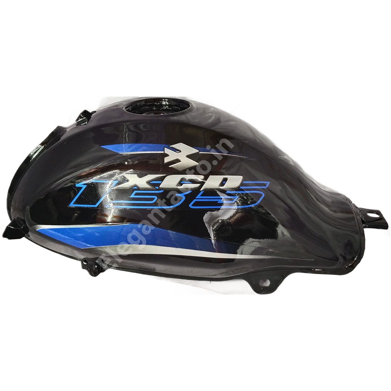 BAJAJ XCD 135 Petrol Tank BLACK and BLUE