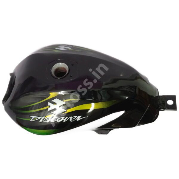 Ensons Petrol Tank BAJAJ_Discover 150 3D BLACK and GREEN