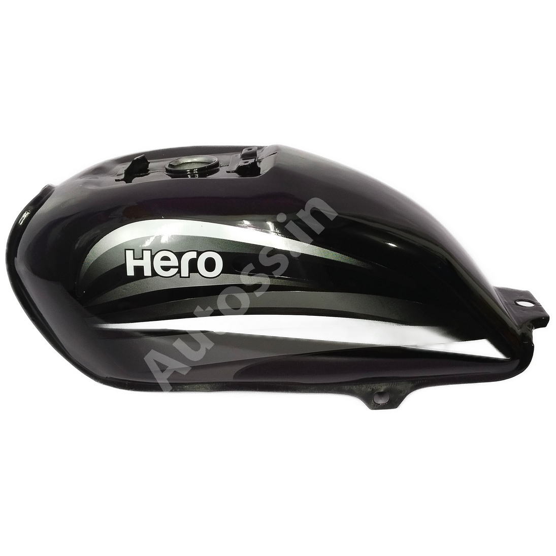 HERO Splender pro BS4 Petrol Tank BLACK and GREY