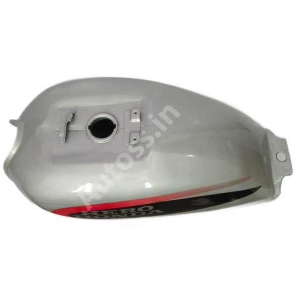 Ensons Petrol Tank HERO_Splendor Plus SILVER and RED