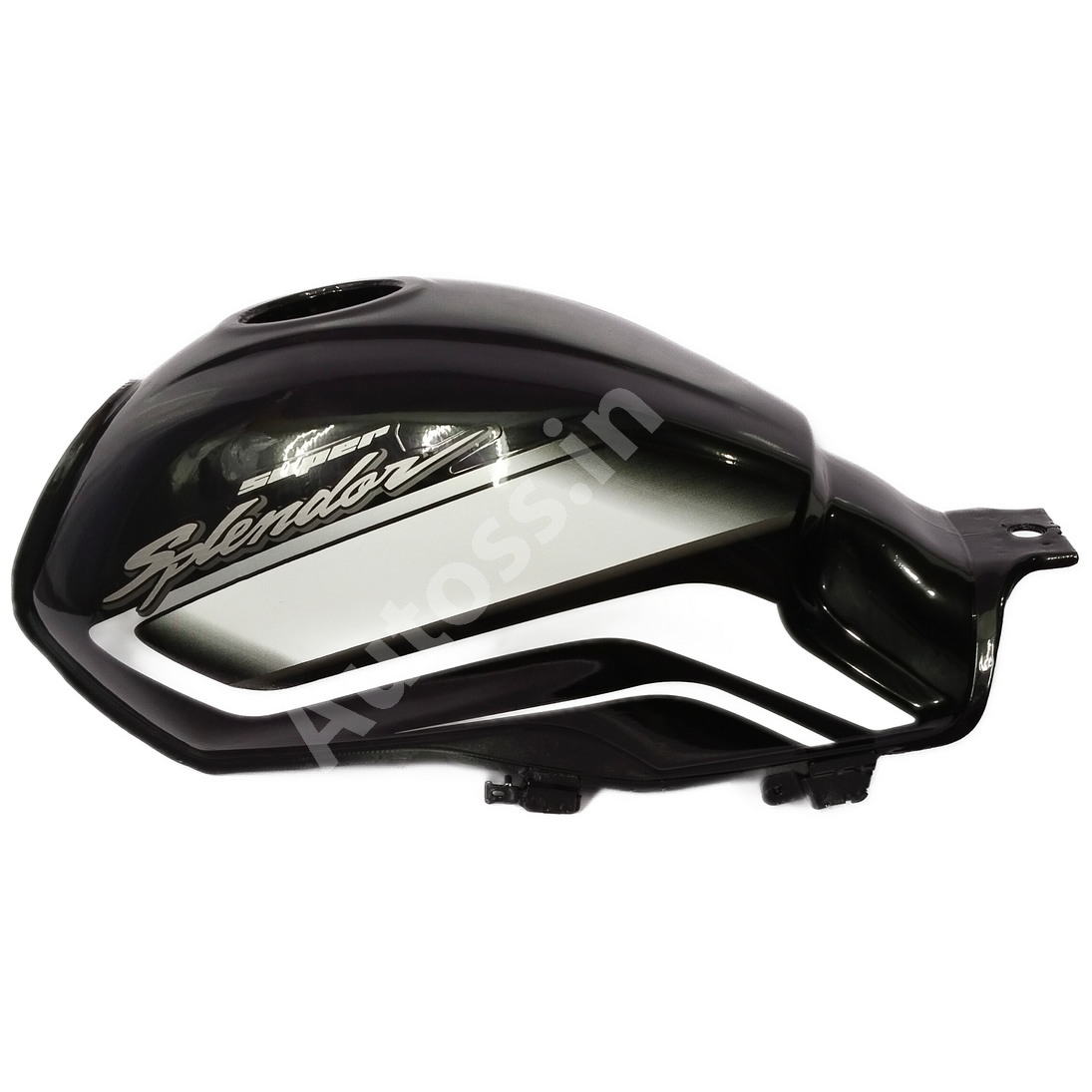 HERO Super Splendor BS6 Petrol Tank BLACK and SILVER