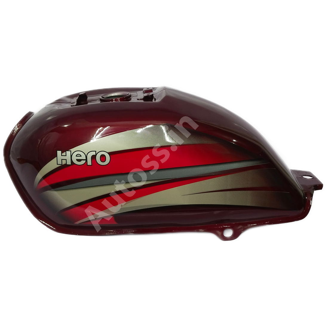 FUEL TANK HERO Splendor pro WINE RED