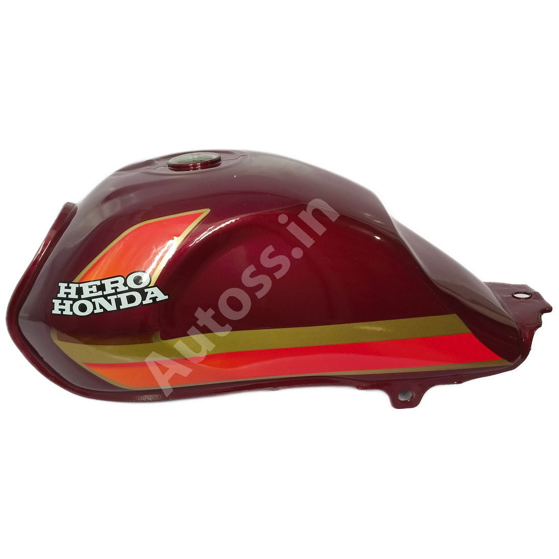 HERO CD Deluxe Old Model Petrol Tank WINE RED