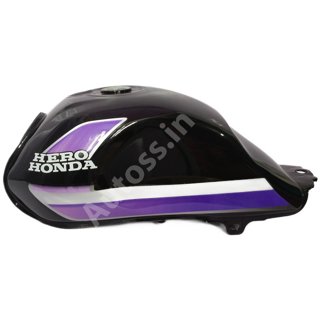 HERO CD Deluxe Old Model Petrol Tank BLACK and PURPLE