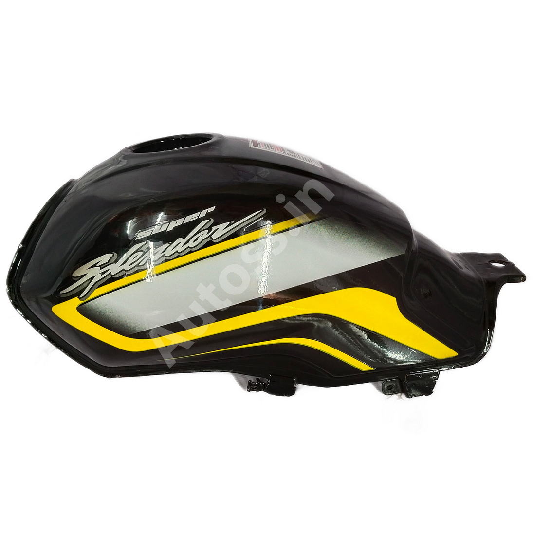 HERO Super Splendor BS6 Petrol Tank BLACK and YELLOW