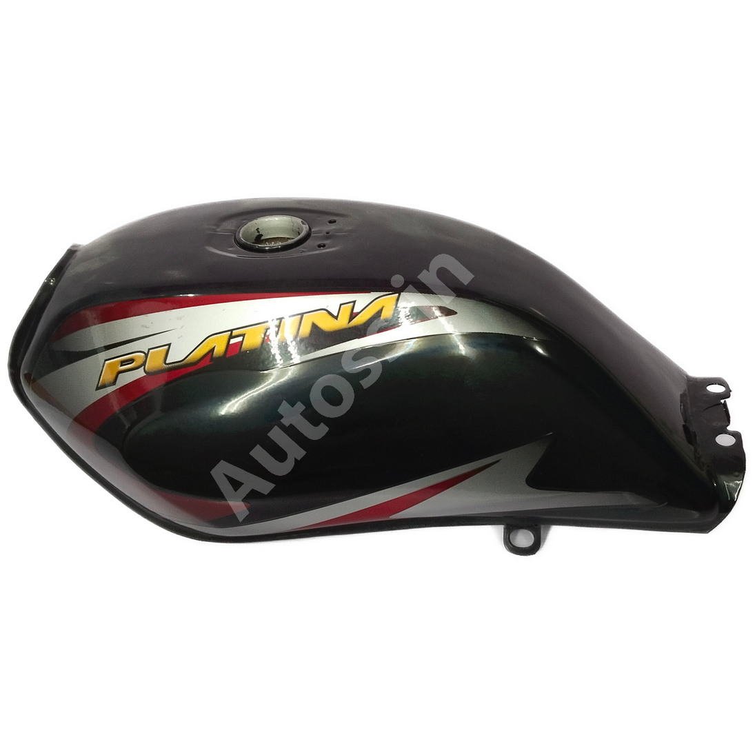 FUEL TANK BAJAJ Platina Comfort BLACK and RED