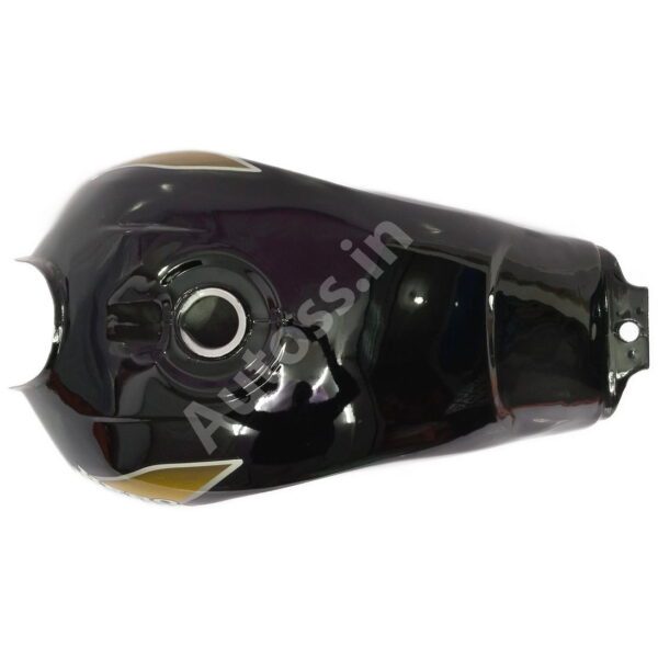 Ensons Petrol Tank HERO_CD Deluxe Old Model BLACK and GOLDEN