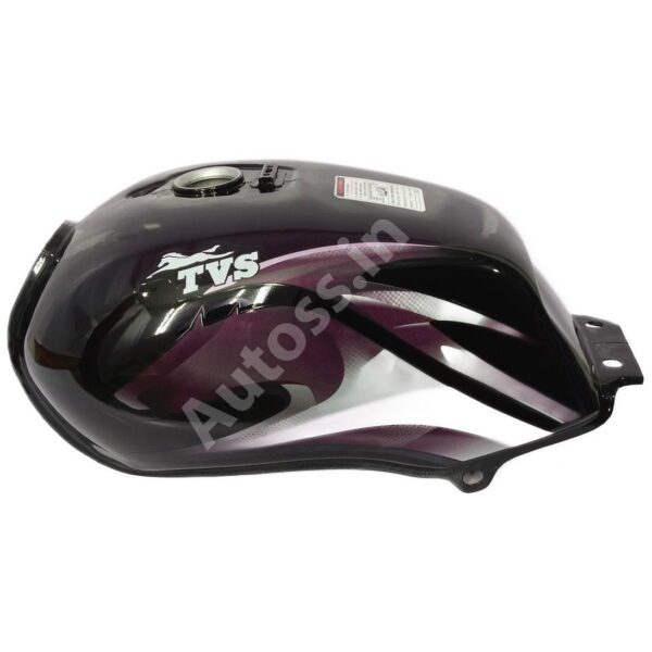 TVS Star City 110 Horse Petrol Tank BLACK and PURPLE