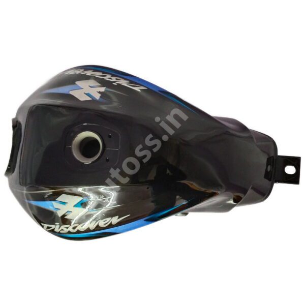 Ensons Petrol Tank BAJAJ_Discover 135 BLACK and BLUE