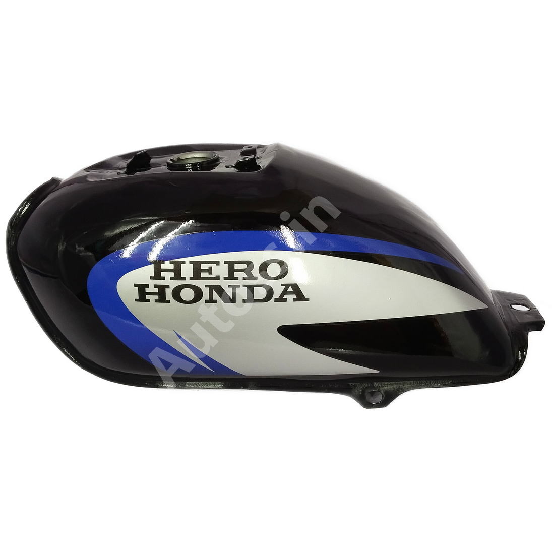 HERO Splendor Plus Bike Petrol Tank BLACK and BLUE