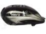 HERO Splendor Plus Alloy Wheel Petrol Tank BLACK and GREY