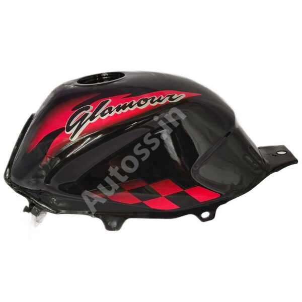 PETROL TANK HERO Glamour Type 2 BLACK and RED