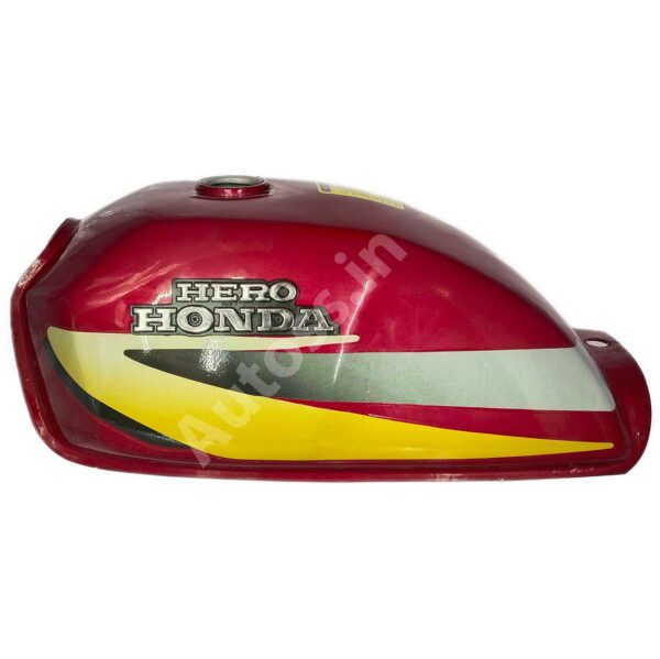 PETROL TANK HERO Splendor Y2K New Model RED