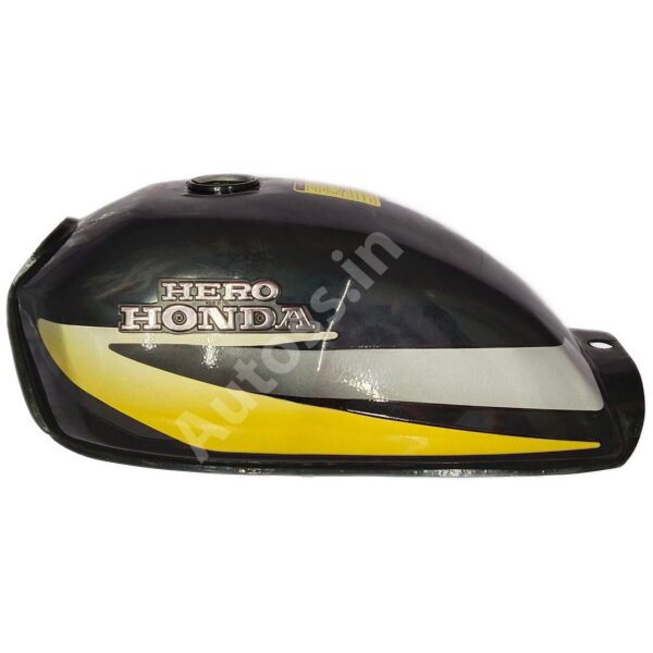 HERO Splendor Y2K New Model Petrol Tank BLACK