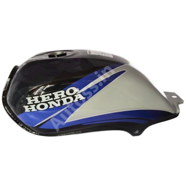 FUEL TANK HERO Passion Plus Alloy Wheel BLACK and BLUE