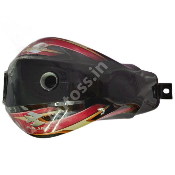 Ensons Petrol Tank BAJAJ_Discover 125 BLACK and RED