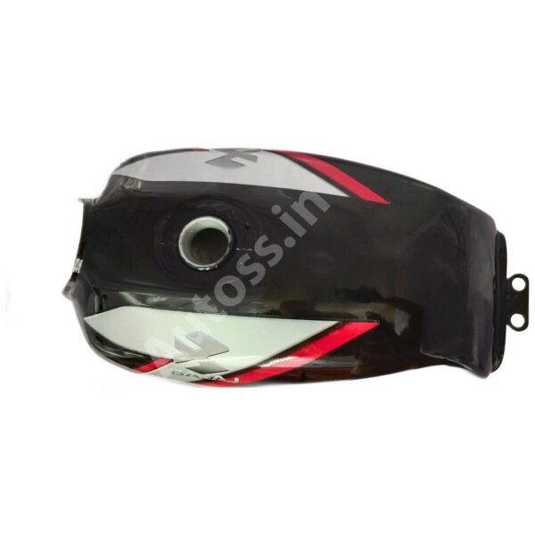 Ensons Petrol Tank BAJAJ_CT 100 Without Guage Black and Red