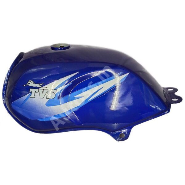 TVS Victor Petrol Tank New Model BLUE