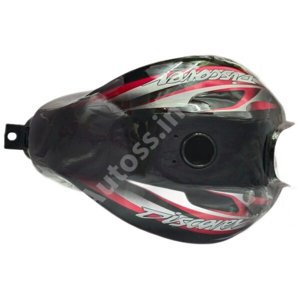 Ensons Petrol Tank BAJAJ_Discover M BLACK and RED