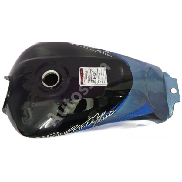 Bike Petrol Tanks HERO_PASSION ALLOY WHEEL BLACK and BLUE