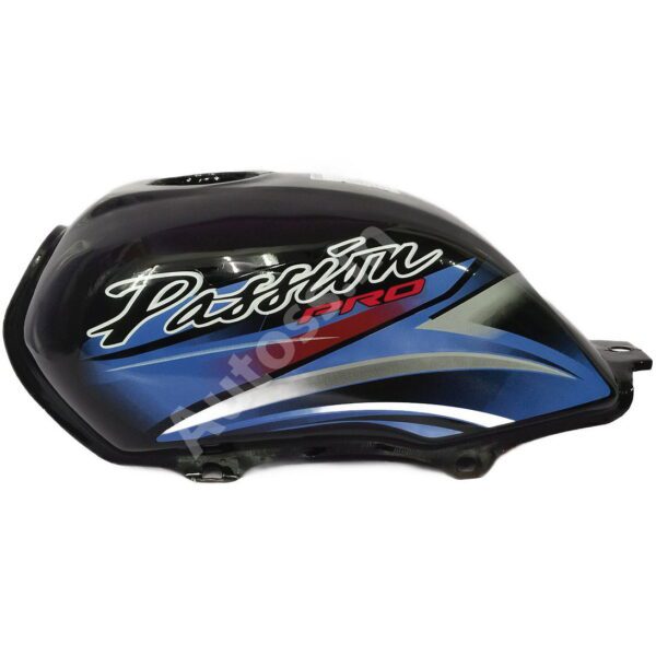 HERO PASSION PRO 2016 Petrol Tank BLACK and BLUE