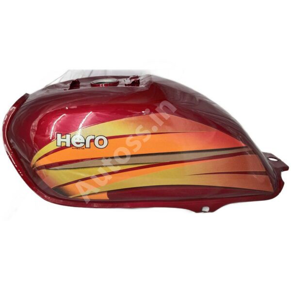 PETROL TANK HERO SPLENDOR PRO RED