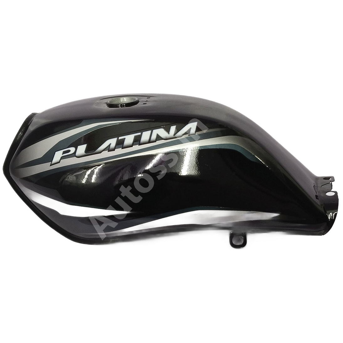 BAJAJ Platina ES Petrol Tank BLACK and SILVER