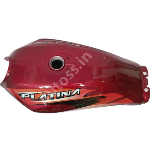 Bike Petrol Tank BAJAJ_Platina NM RED