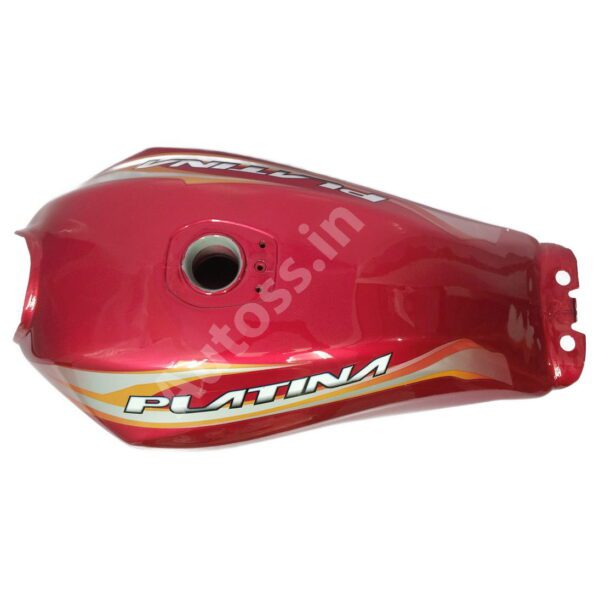 Bike Petrol Tank BAJAJ_Platina ES RED