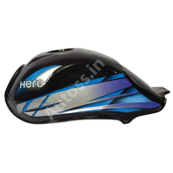 HERO HFDX 2016 Petrol Tank BLACK and BLUE