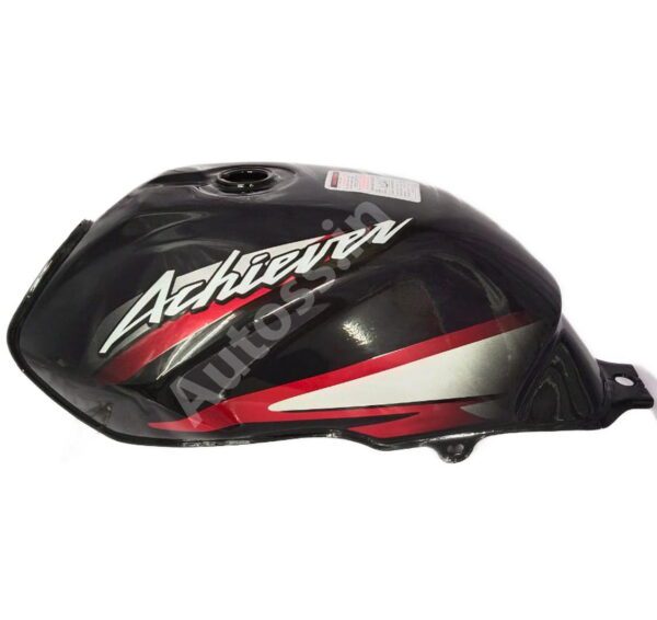 PETROL TANK HERO Achiever BLACK and RED