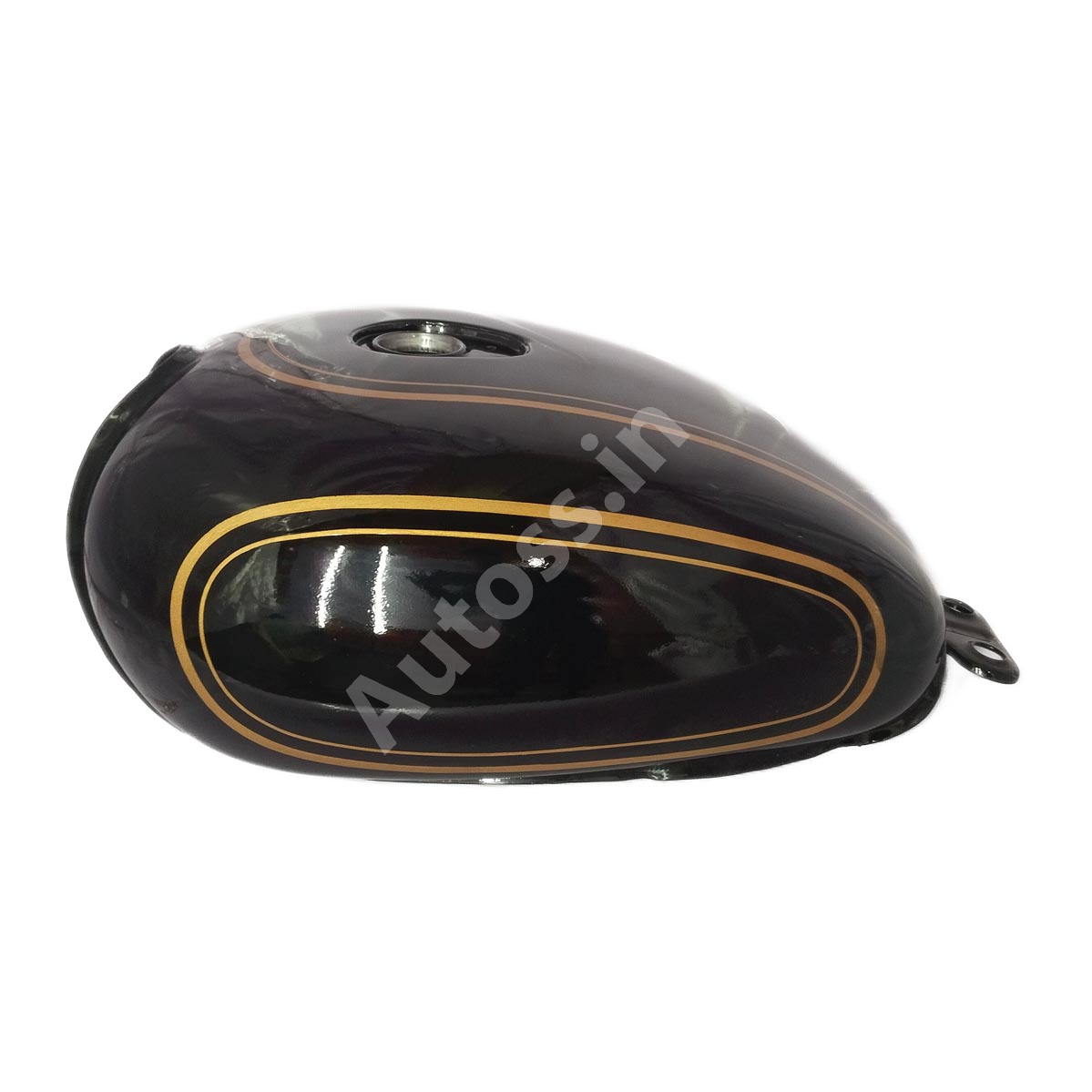 ROYAL ENFIELD Petrol Tank BS3 OM BLK and SILVER