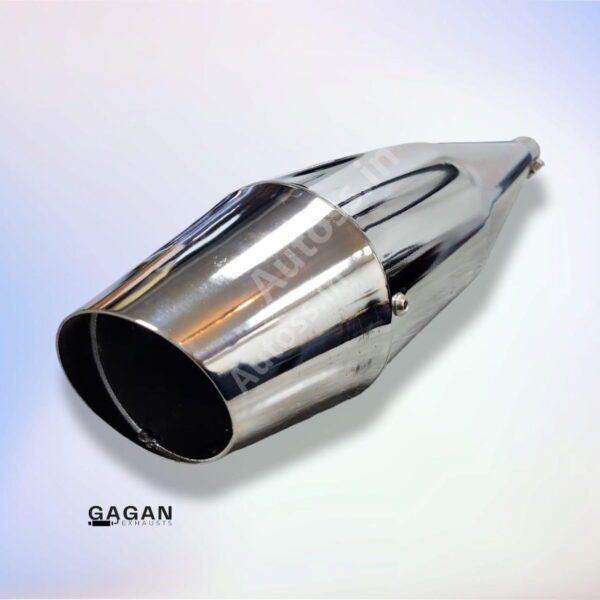 BULLET SILENCER Dolphin chrome