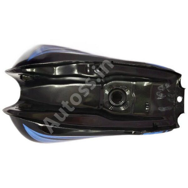 Bike Petrol Tank HERO Passion Pro BLACK and BLUE2