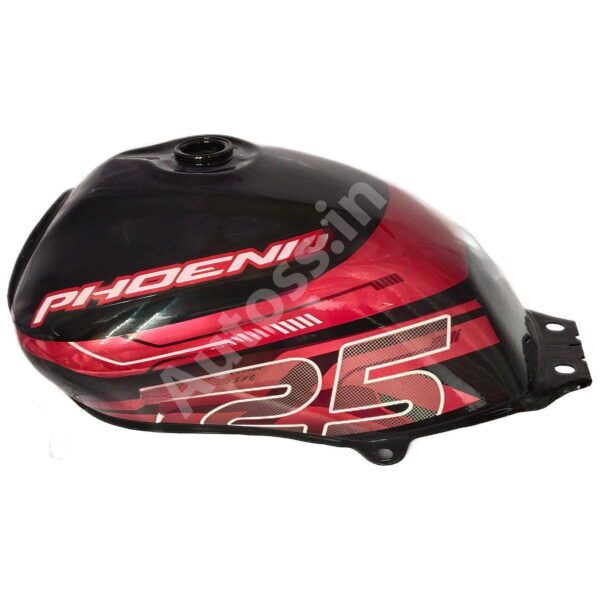 TVS Phoenix Petrol Tank BLACK and RED