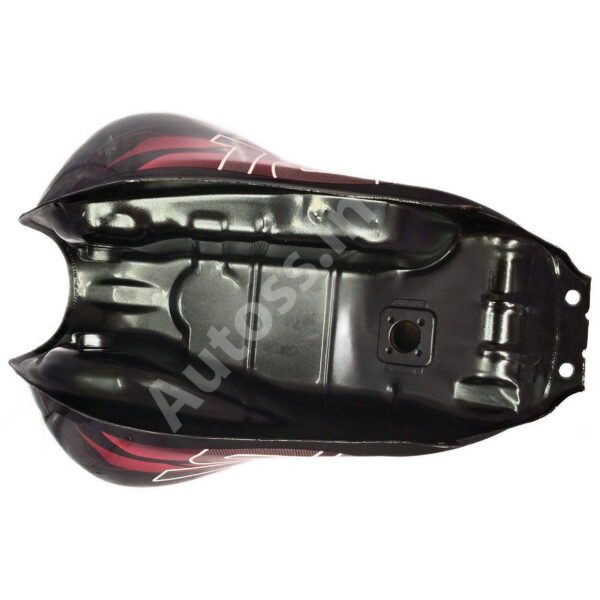 Bike Petrol Tank TVS Phoenix BLACK and RED2