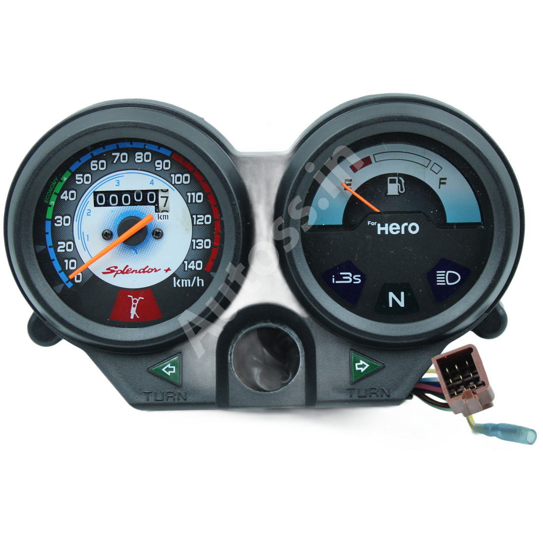 HERO SPLENDER I3S PLUS SIDE STAND WITH HOLDER SPEEDOMETER