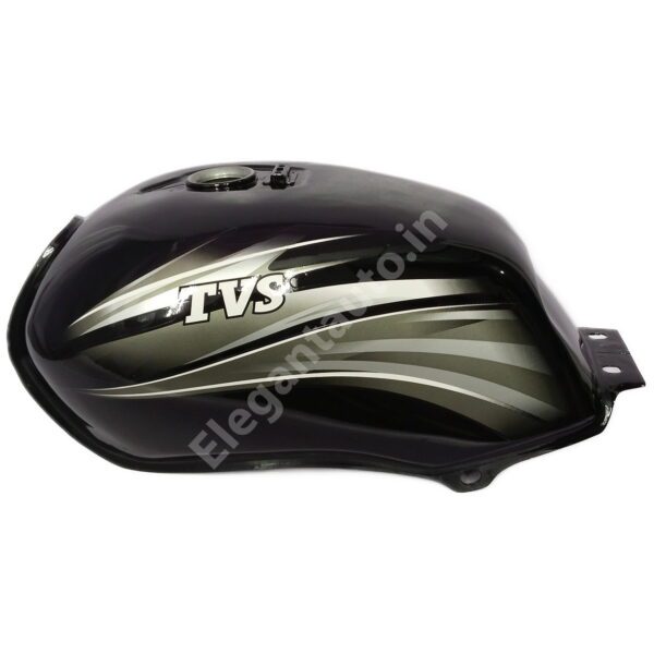 TVS Star City CVTI Petrol Tank BLACK and GREY