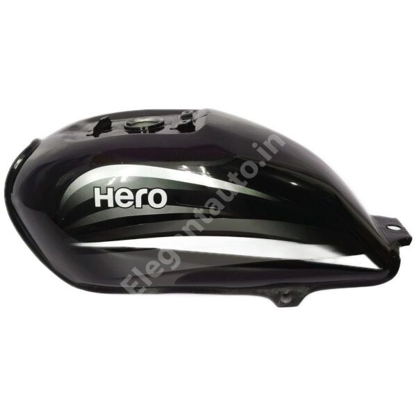 PETROL TANK HERO Splendor Pro 2019 BS4 BLACK and GREY