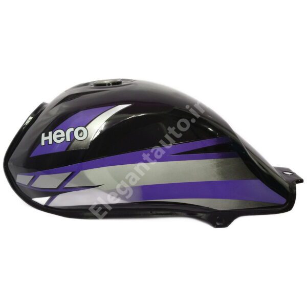 FUEL TANK HERO HF Deluxe BLACK and BLUE