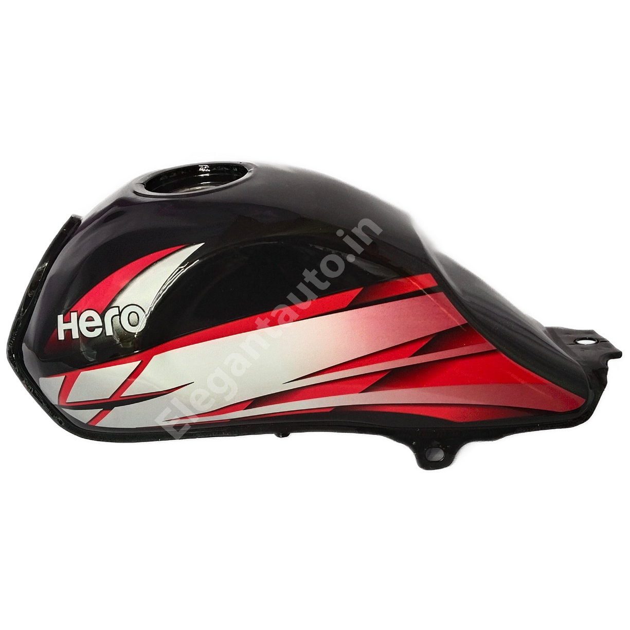 HERO CD Deluxe Bike Petrol Tank 2016 BLACK and RED