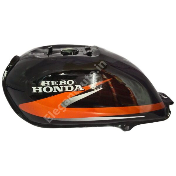 HERO Splendor New Model Petrol Tank BLACK