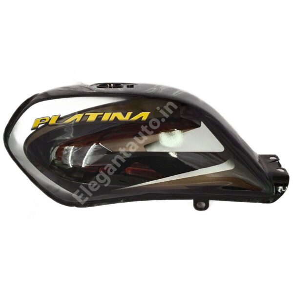 FUEL TANK BAJAJ Platina Comfort BS4 BLACK and BROWN